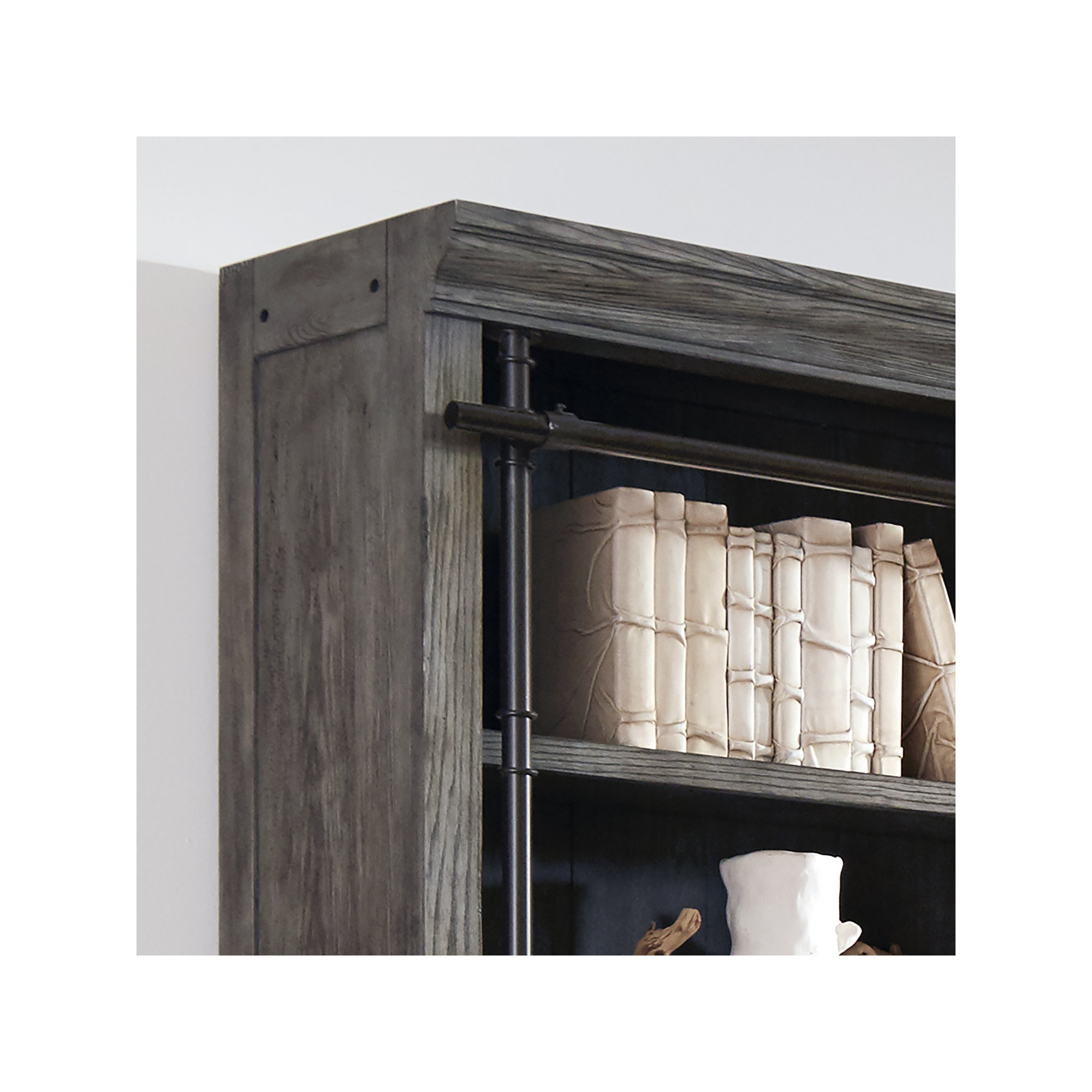 Lorna Standard Bookcase, Gray