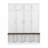 Hall Tree with 4 Hanging Hooks, Wood Grain Bench with Multiple Storage Space-1966525242