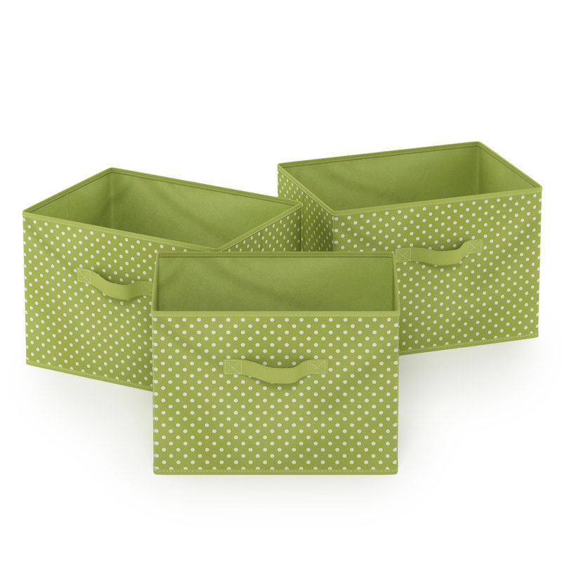 Rebrilliant Fabric Bin, Green