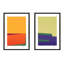 Sahara & Kalahari. Set Of 2 Print by Lee Lessem-2084754362-2084754355