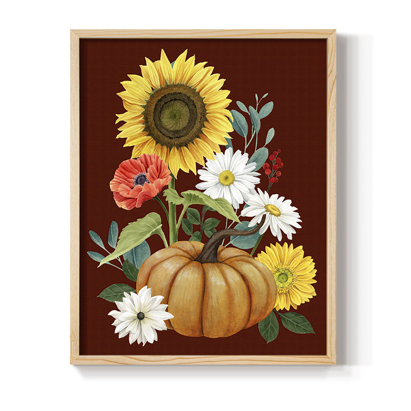 «Beautiful Fall II», reproduction encadrée - bois massif, H 11 po x l 9 po