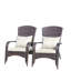 Chaise de patio avec coussins (excluant la table)-1072702359