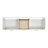 73'' Double Bathroom Vanity with Carrara Marble Top-93359230