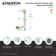 Kingston Brass Made To Match 14-Inch Plastic Trip Lever Tub Waste and Overflow with Grid Strainer