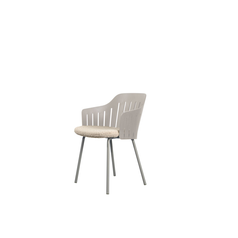 Choice Chair Shell Indoor/Outdoor in Taupe