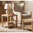 Montrail Raffia Square End Table