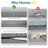 75" All-Weather Metal 3-Seat Patio Sofa Couch With Thick Gray Cushions & Gray Frame-1642746487-1642746473