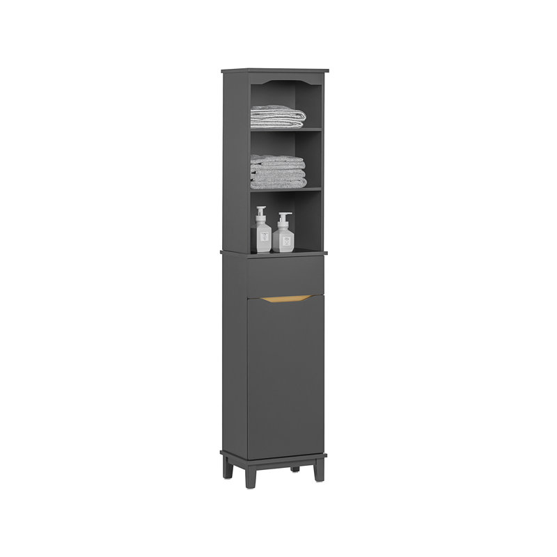 Abdirahmaan Bathroom Cabinet, Grey