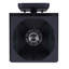 Sioban Traditional Outdoor Down Light Lantern, Black Finish, Clear Seeded Glass