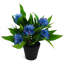 Plastic, Silk Freesia Arrangement in Pot-109341034