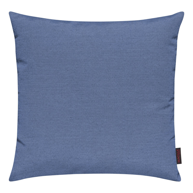Fino Reversible Throw Pillow, 15" x 15", Blue