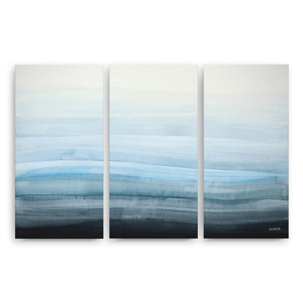 Sand & Stable Coastal Mist On Canvas 3 Pieces by Norman Wyatt Jr ...