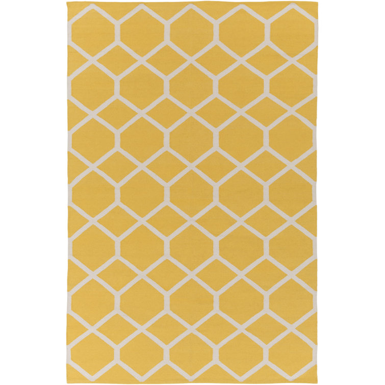 Atifa Cotton Geometric Indoor Rug