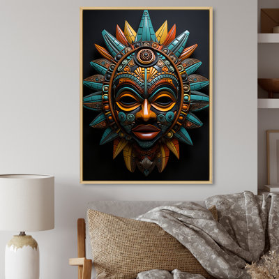 Jeilani, masque tribal africain, bamileke