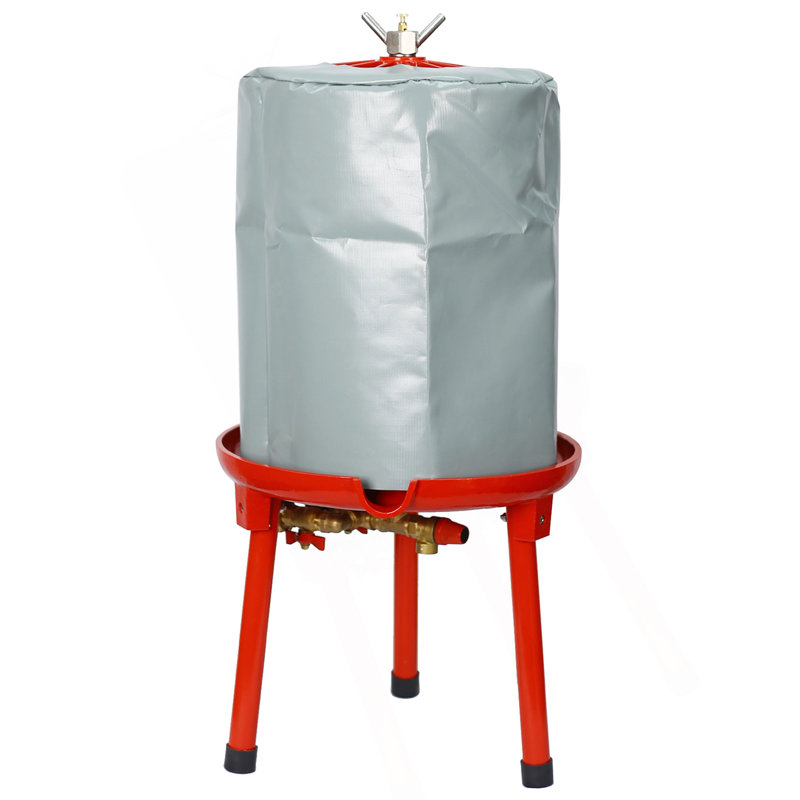 Presse à pommes hydraulique à vin 5,3 gallons / 20 L - Acier inoxydable pour la fabrication du cidre de vin