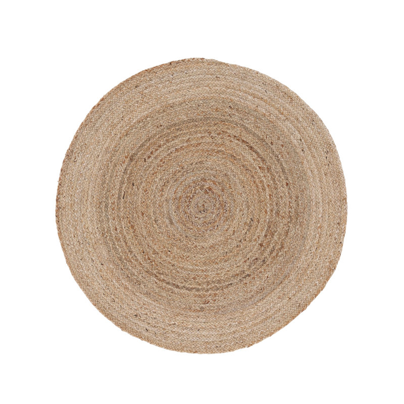 Nele Jute Rug, Round 60 cm, Beige