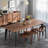 Nordic style solid wood dining table-108644872
