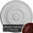 Endurathane Jefferson Ceiling Medallion, 11 3/4"OD x 3/8"P (Fits Canopies up to 2 7/8"), Hand-Painted Brushed Mahogany Finish-27782068