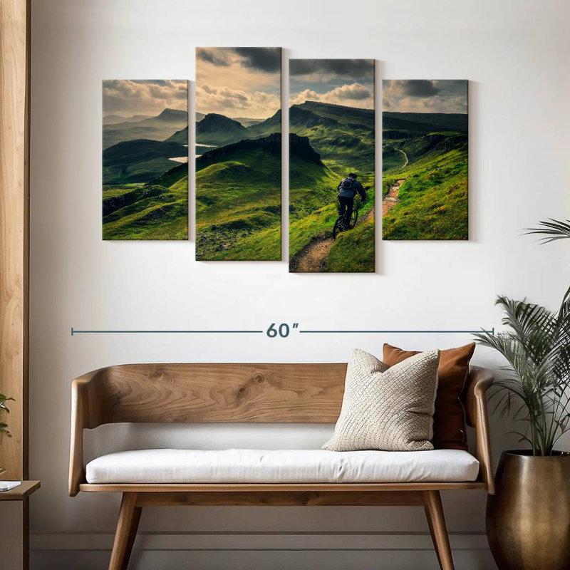 Sireci Mountain Biking Trail, 32" H x 52" W