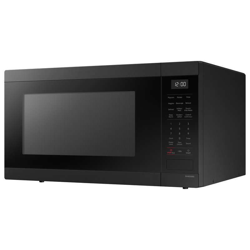 Samsung 1.9 cu. ft. Countertop Microwave with Sensor Cooking, Matte Black Steel