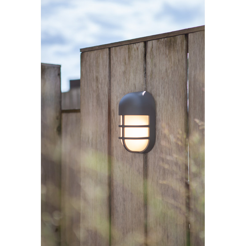 Mathusalem Integrated LED Outdoor Bulkhead Light, Grey