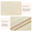 Nappe ovale brillante en jacquard beige 60 x 102 pouces