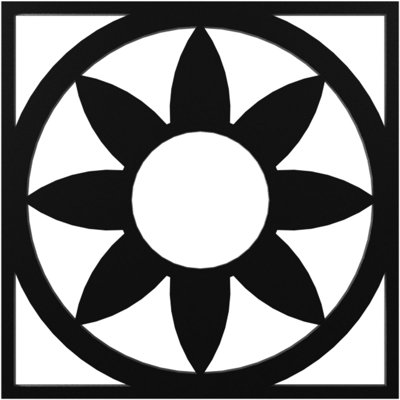 Blume Architectural Grade PVC Pierced Ceiling Medallion