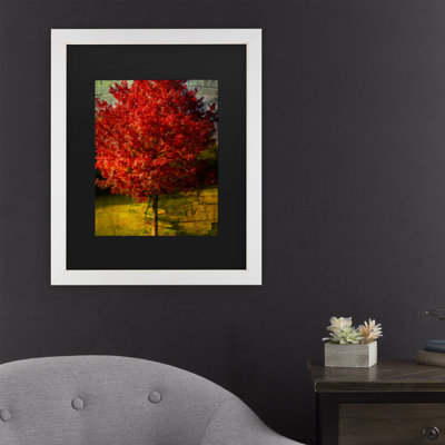 « red automne », reproduction de peinture à l’huile sur toile encadrée