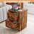 Nightstand With Charging Station, Farmhouse End Table-1597379606