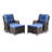 Bonia Makennah Swivel rocking Patio Chair with Cushions and Ottoman-114743484-93589126