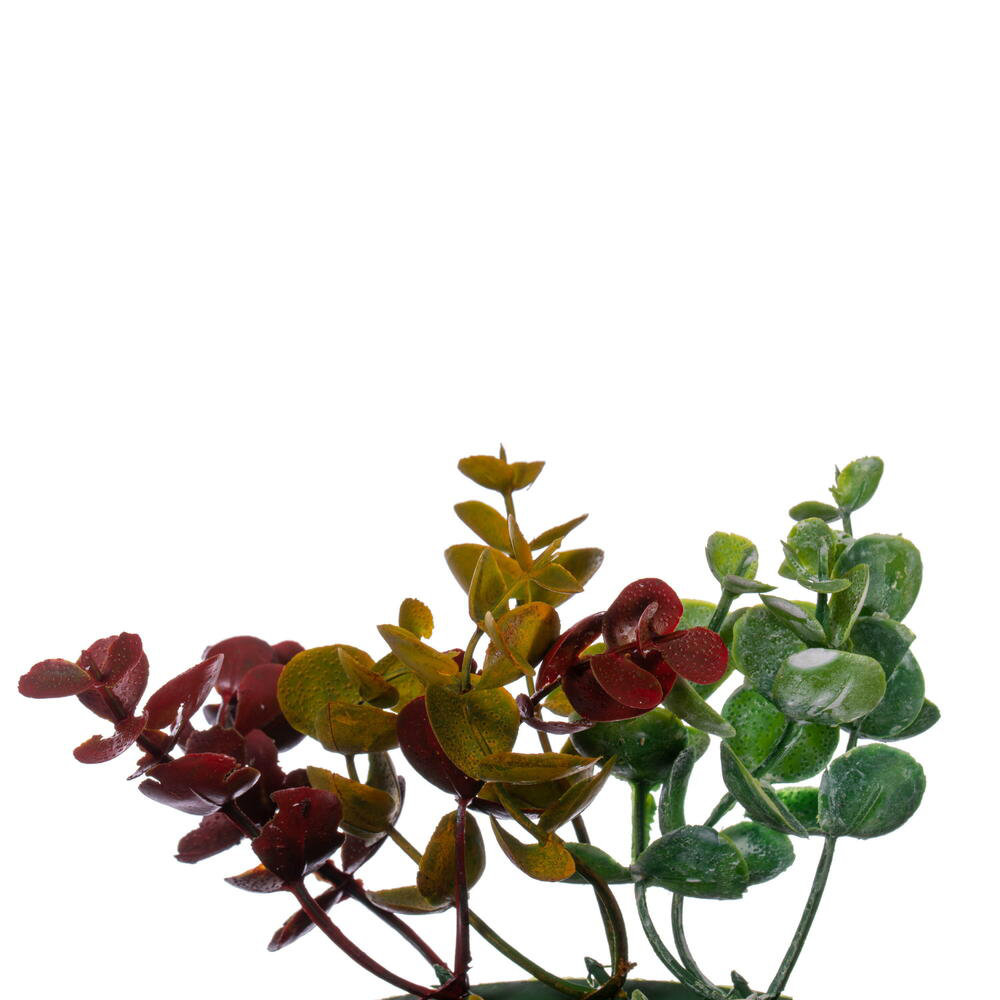 18'' Faux Eucalyptus Plastic Wreath