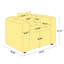 Fauteuil d'appoint rembourré 42,91 pouces Jasey-111234181