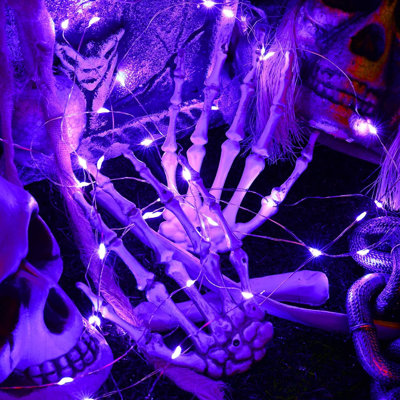 Twinkle Purple Halloween Lights