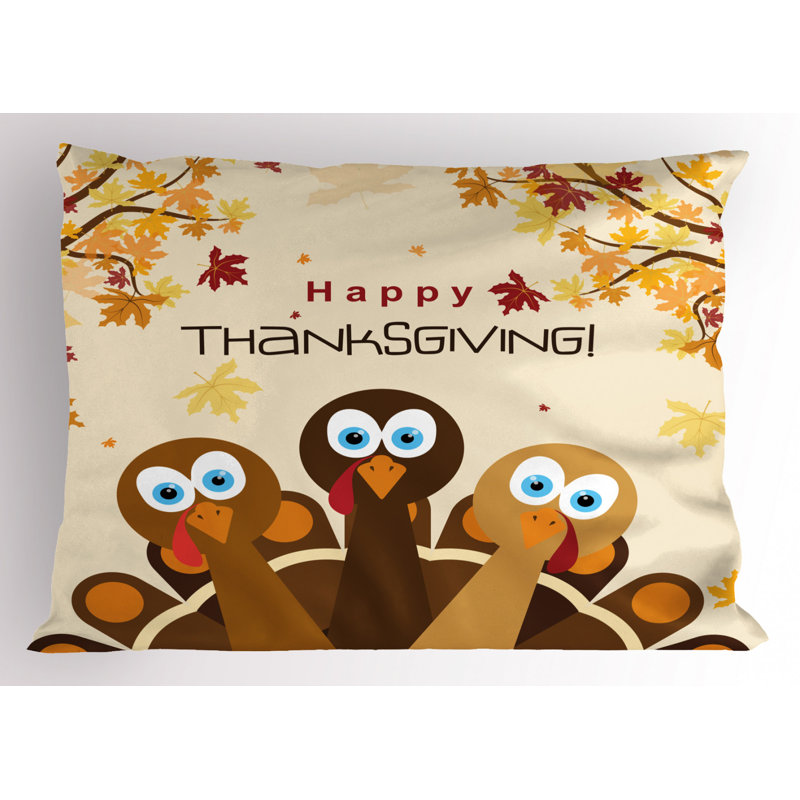Turkey Polyester Sham Set, Queen