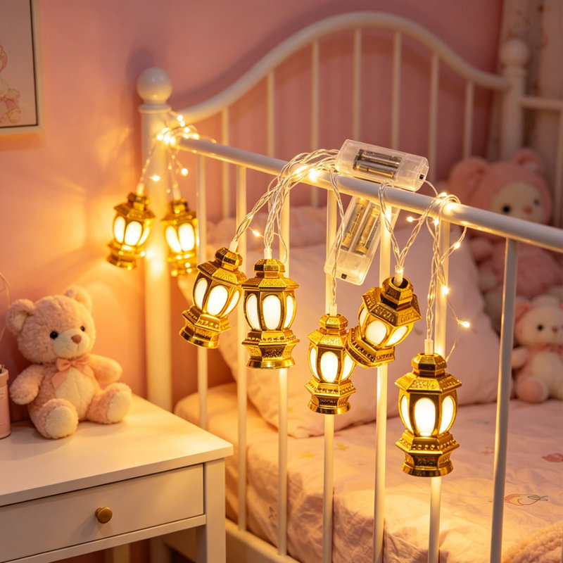 Guirlande lumineuse à DEL Eid Mubarak