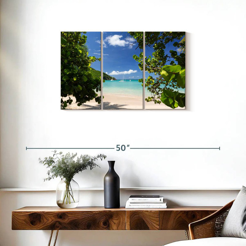 Gillard Anse Marcel Beach, 20" H x 33" W