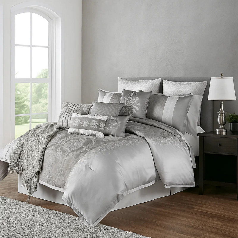  Ensemble d'édredon, Édredon pour grand lit + 11 pièces supplémentai