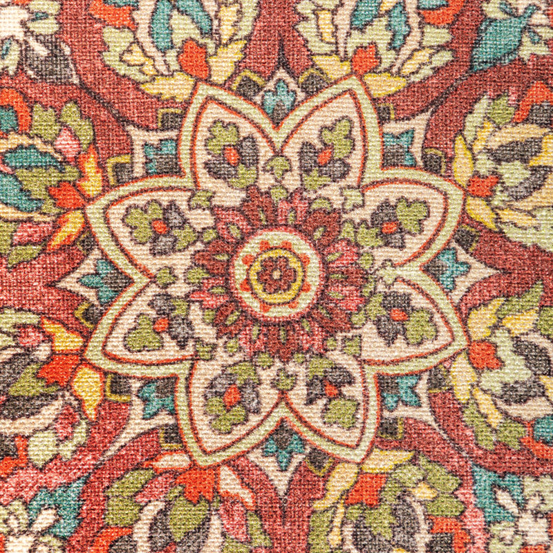 Granada Print Fabric, Jewel