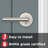 Milan Privacy Door Lever with Round Rosette-19916291