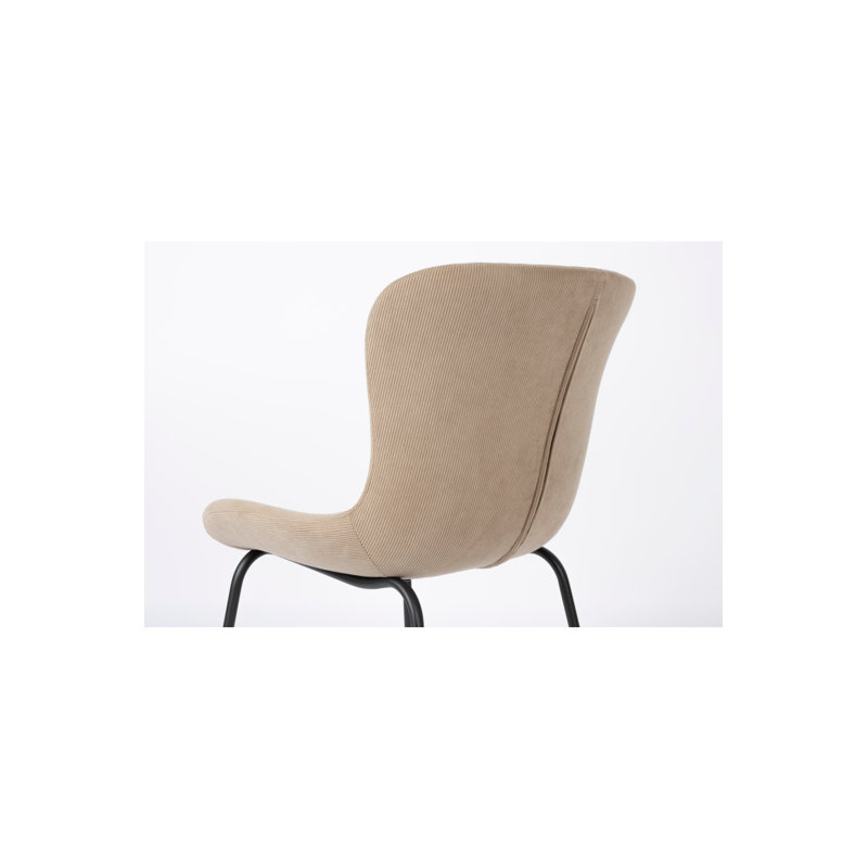 Junzo Upholstered Dining Chair, Brown