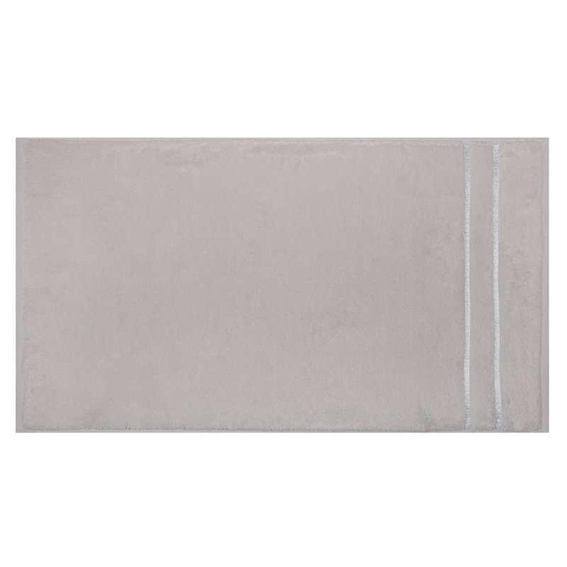 Ensemble de serviettes 100% coton 2 pièces Benyard, Gris clair