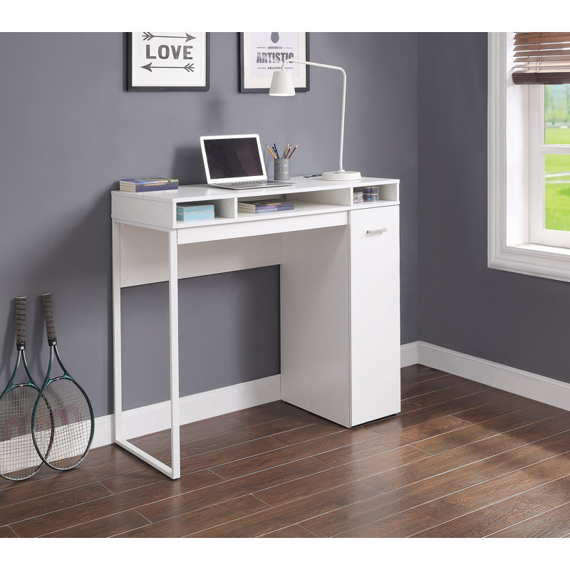 Standing Desk with Built-In Electrical Outlet
