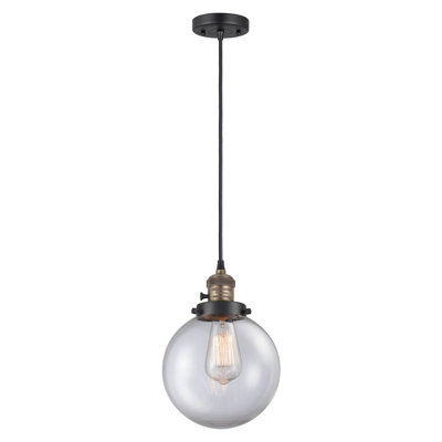 Luminaire suspendu sphère 1 lumière Lorri