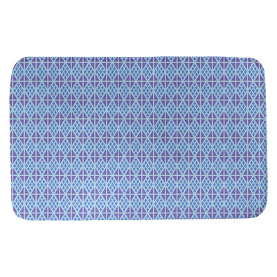 Tapis pour salle de bain diamants Leffel