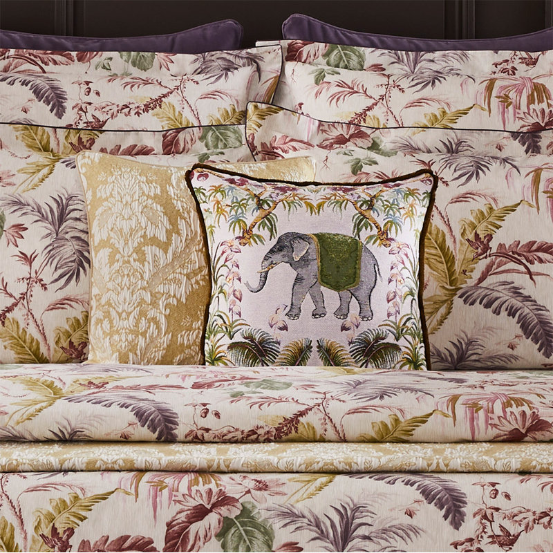 Fresque Wool Square Pillow Cover & Insert