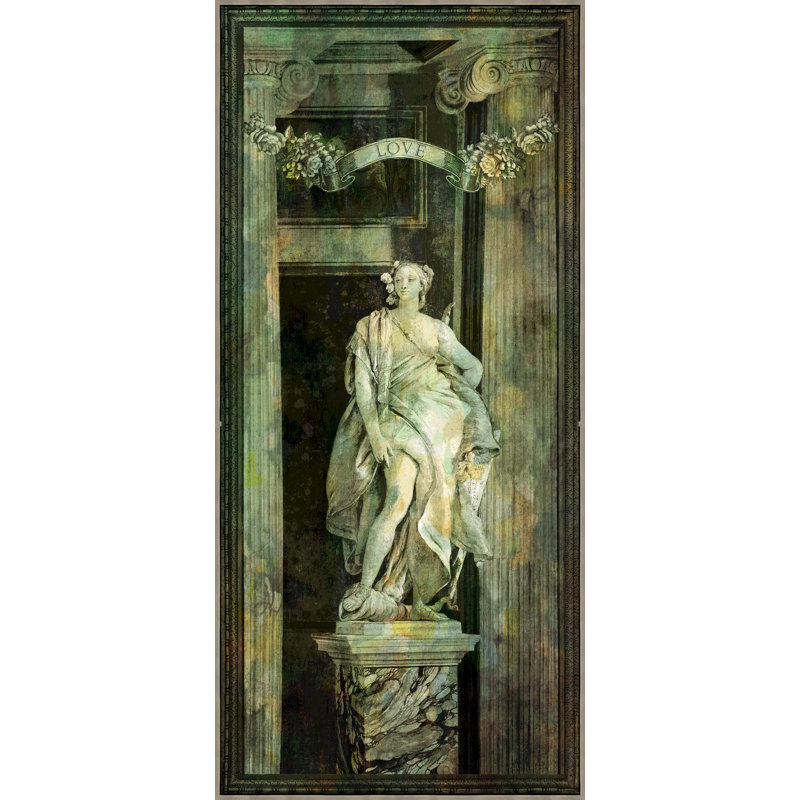«Love 5» par Jackie Von Tobelisan, H 54,75 po x l 25,75 po, Image au pinceau gel