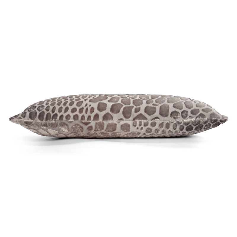 Snakeskin Rectangle Velvet Pillow Cover & Insert, Coyote
