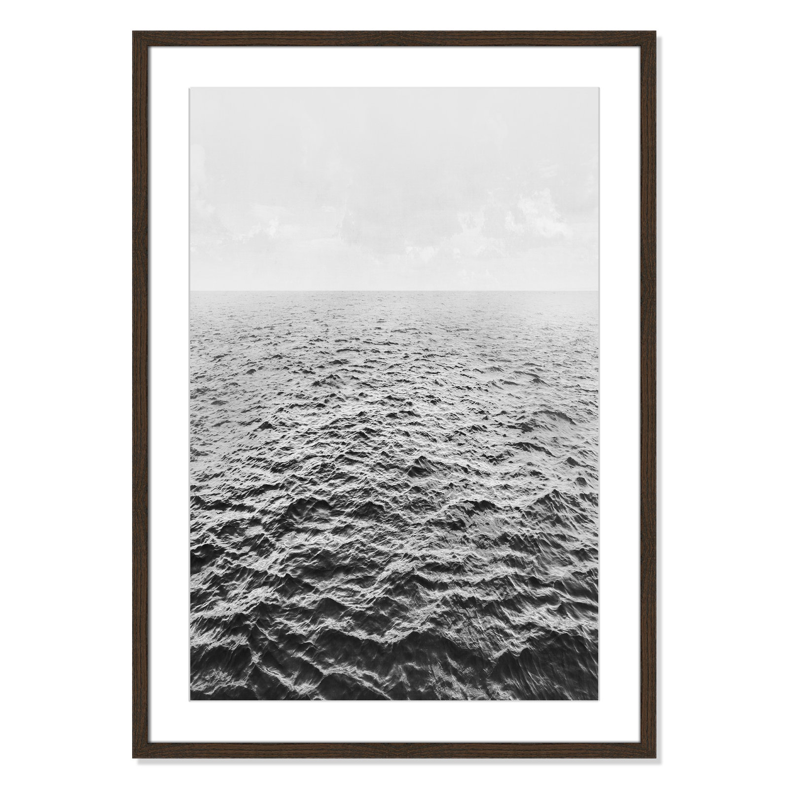 Anali "Rolling in" Print by Mike Calascibetta, 25.5" W x 35.5" H x 0.75" D, Walnut Wood Grain