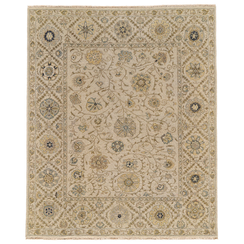 Kondo Wool Oriental Indoor Rug, Rectangle 2' x 3'