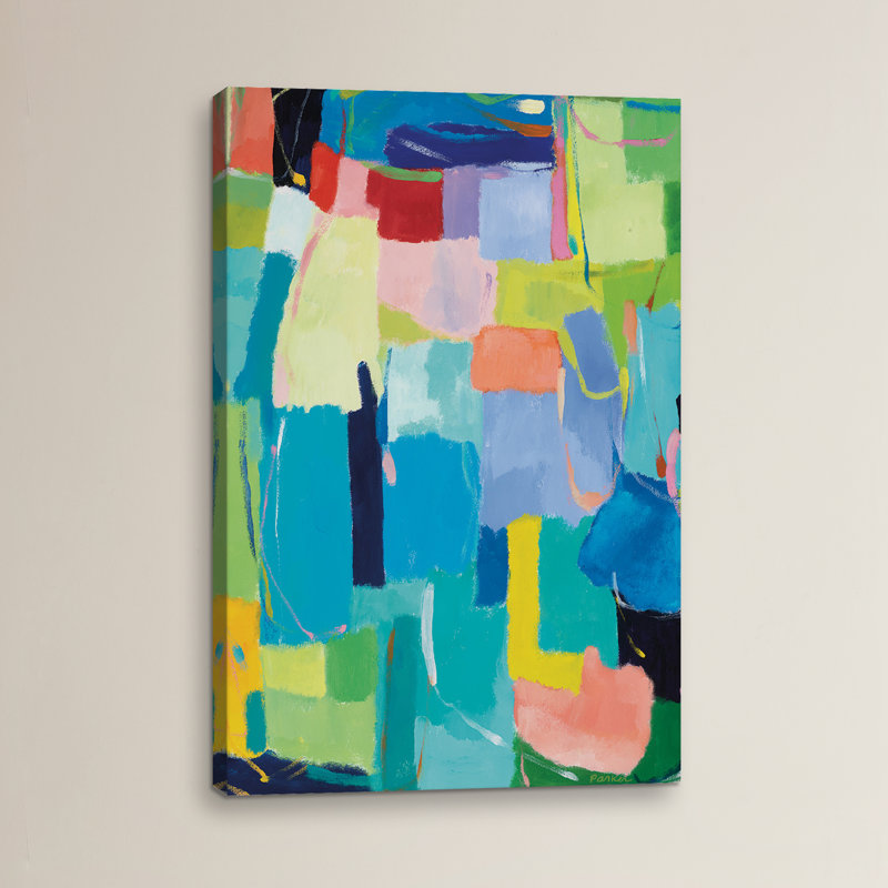 Reproduction d'art sur toile tendue, "Urban essay xiv" par Kim Parker, H 26 po x l 18 po x P 1,5 po